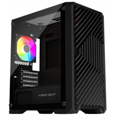 CAJA MICROATX XC-220 GLASS ARGB KEEPOUT